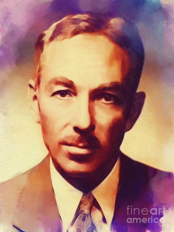 Vintage Painting - E. B. White, Literary Legend by Esoterica Art Agency