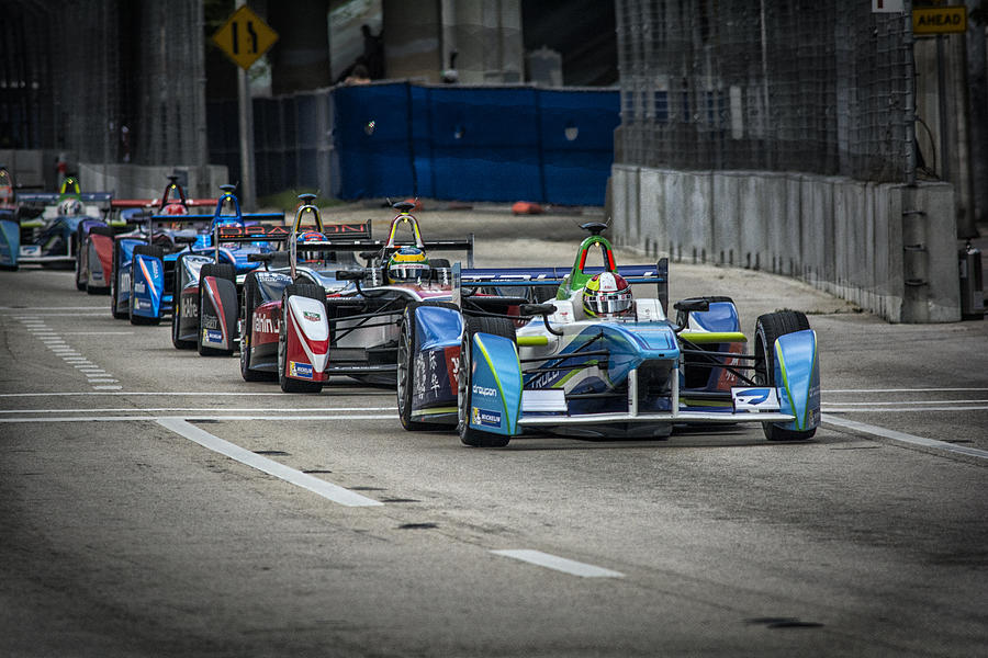 E Formula Race Miami 2015 Photograph by Kevin Cable