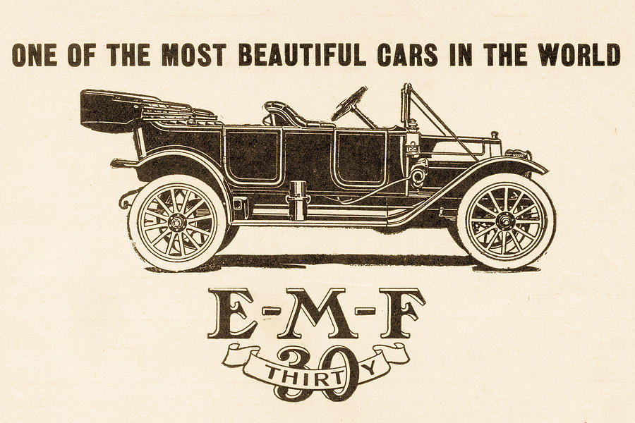 E-M-F 30 1911 Auto Advertisement Digital Art by SR Green
