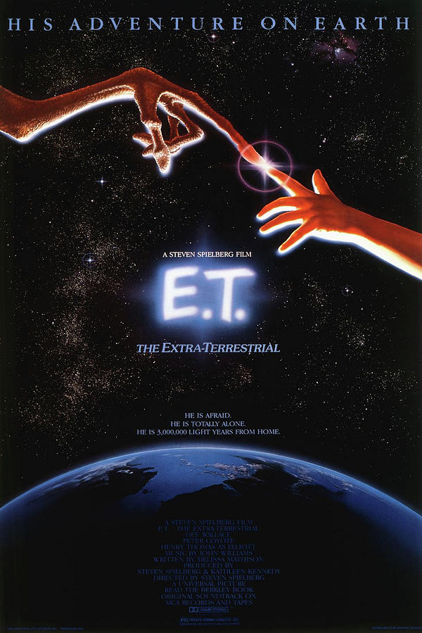 E T The Extra Terrestrial 2 Mixed Media by Movie Poster Prints