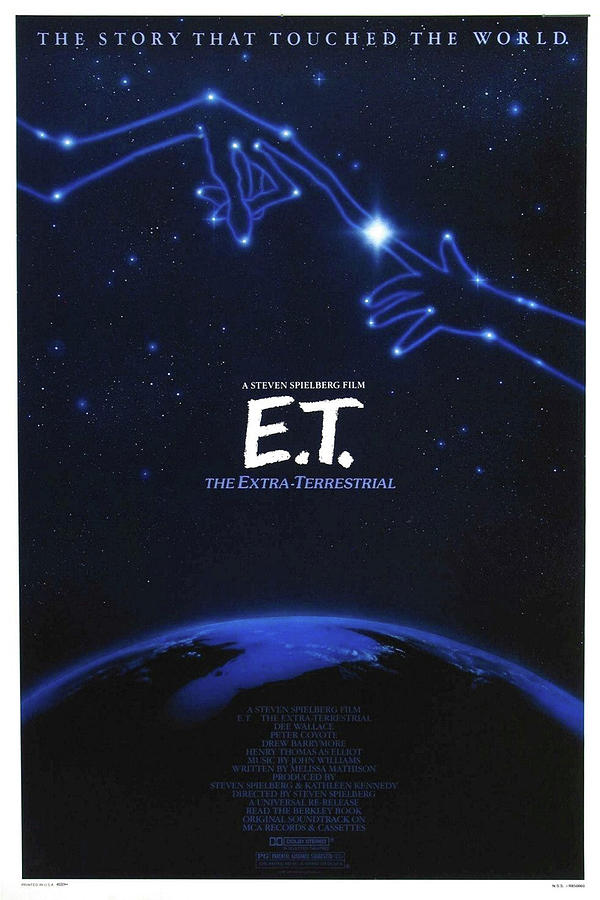 E T The Extra Terrestrial 3 Mixed Media by Movie Poster Prints