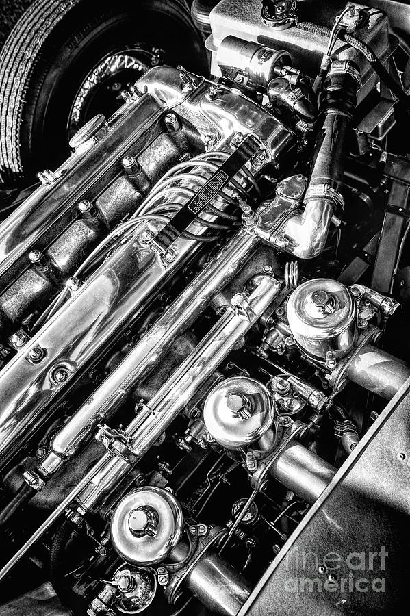 E Type Engine Photograph by Tim Gainey