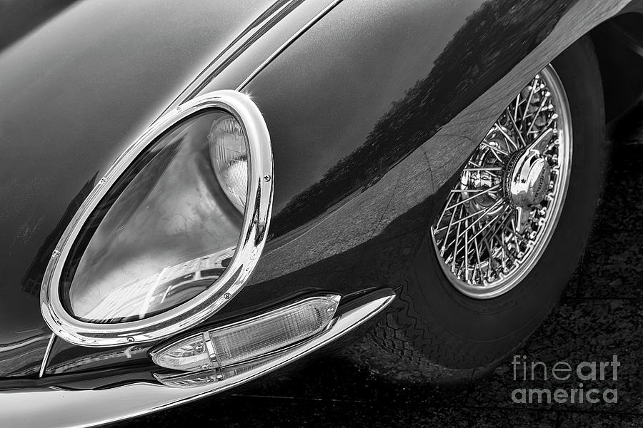 E-Type monotone Photograph by Dennis Hedberg