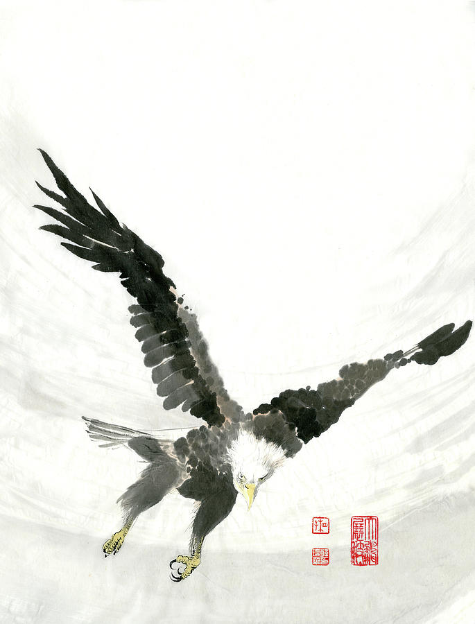 Eagle - 30 Painting by River Han
