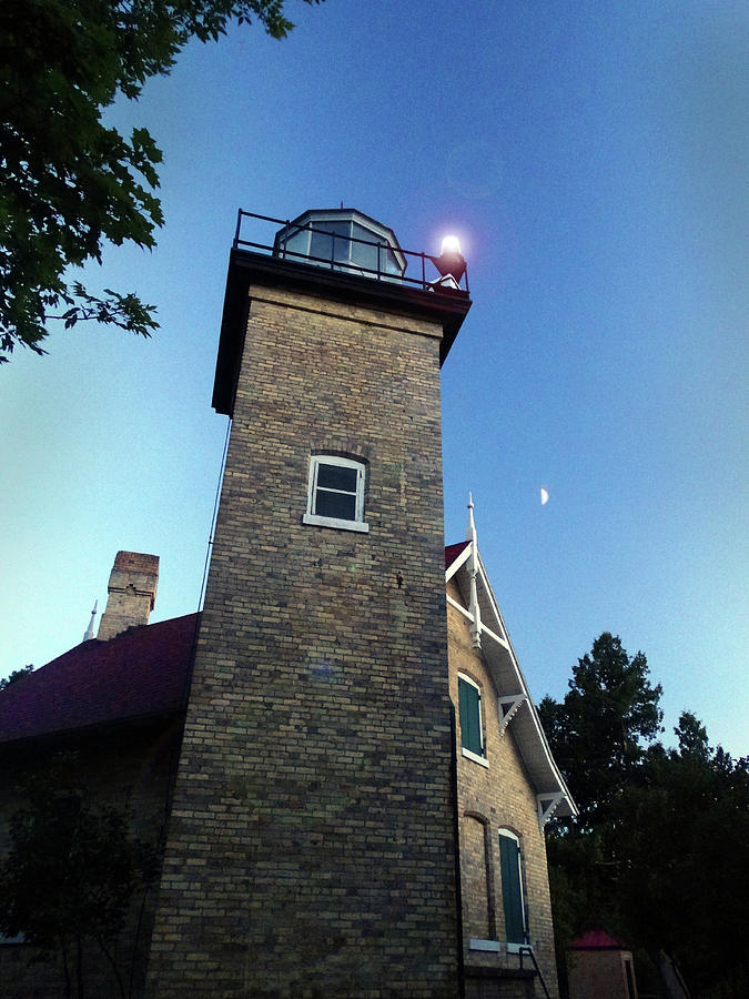 Eagle Bluff Light Photograph by David T Wilkinson