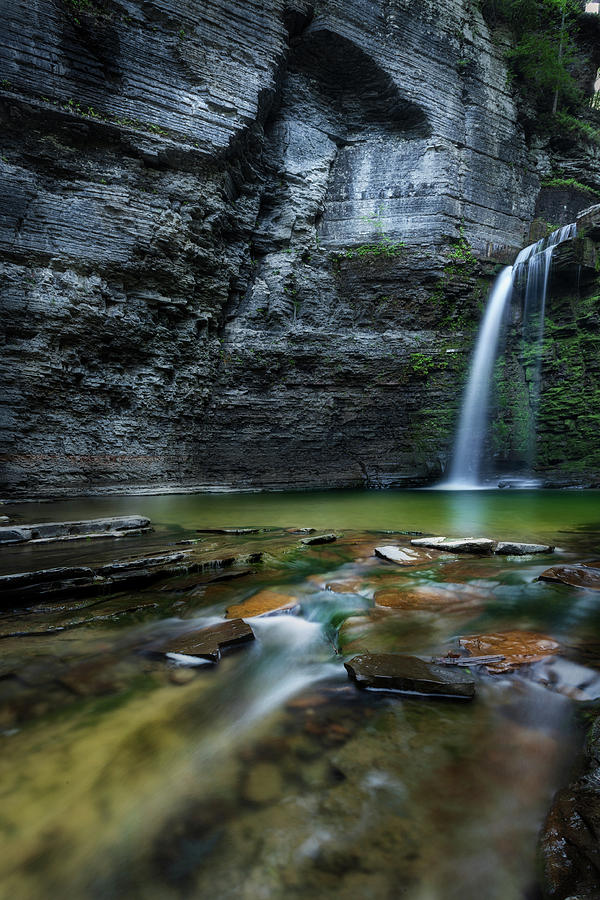 Summer Photograph - Eagle Cliff Falls by Bill Wakeley