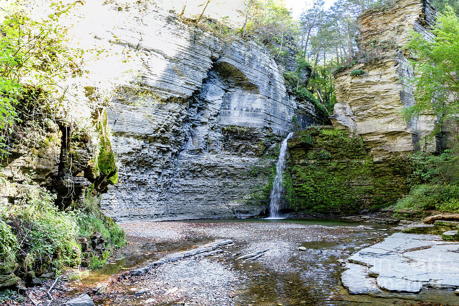 Eagle Cliff Falls Panorama Photograph by William Norton