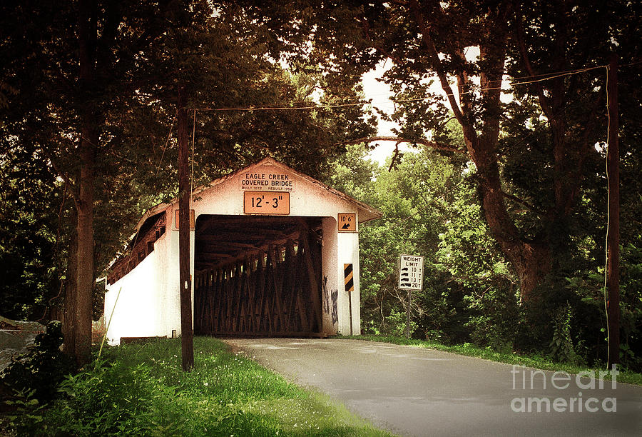 Eagle Creek Covered Bridge 35 08 18 Brown County Ohio Photograph By