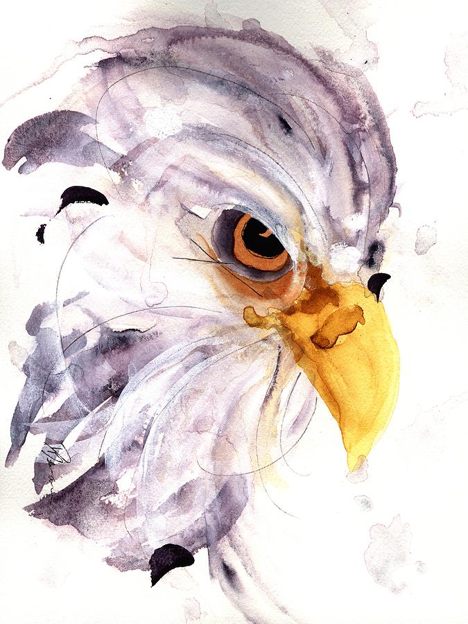 Eagle Painting by Dawn Derman