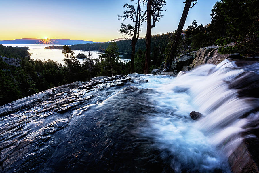 Eagle Falls at Emerald Bay Photograph by John Hight