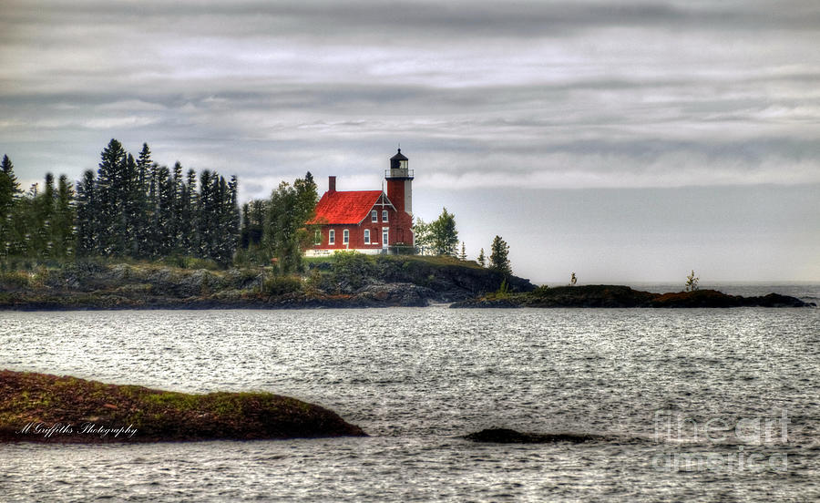 Lighthouse Photograph - Eagle Harbor Light Station by Michael Griffiths