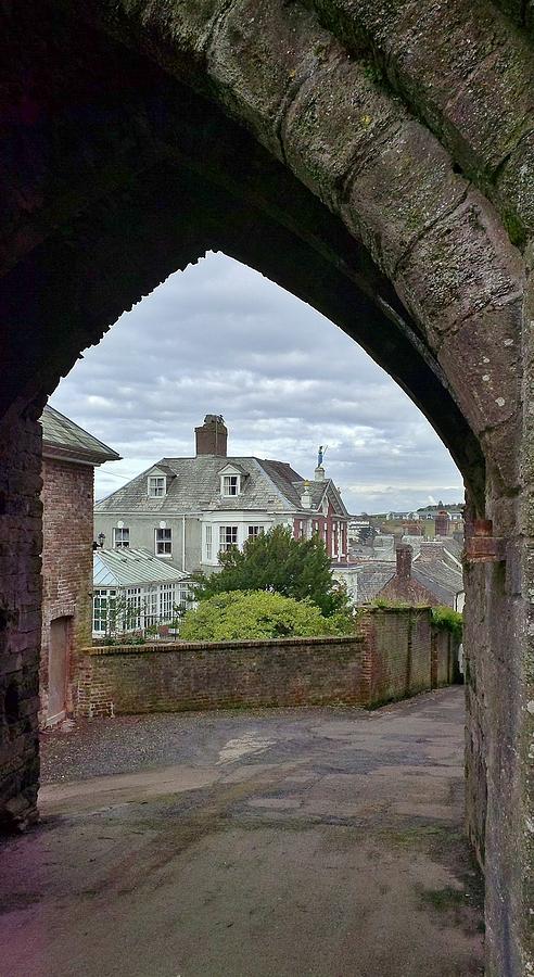 Eagle House From North Gatehouse Launceston Castle Photograph by Richard Brookes