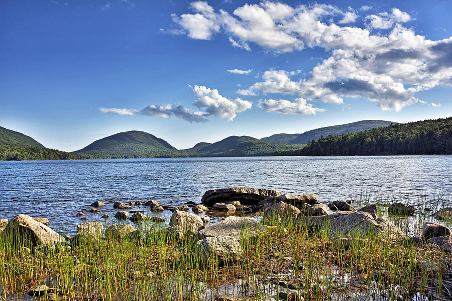 Eagle Lake on Mount Desert Island - Maine Photograph by Brendan Reals