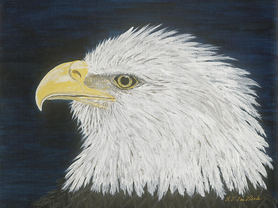 Eagle Painting by Lucinda VanVleck