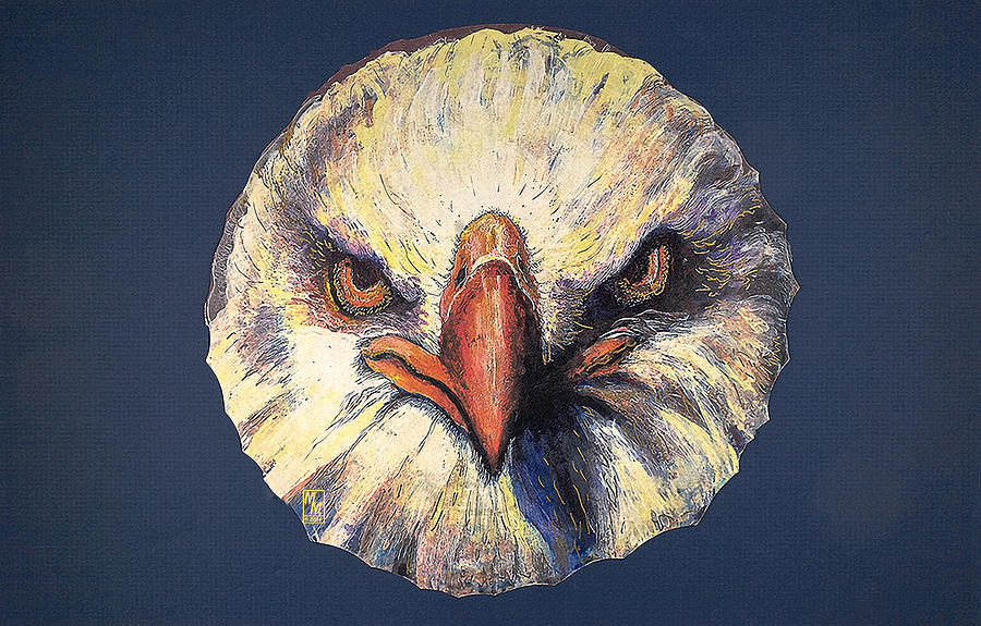 Yosemite National Park Painting - Eagle by Mary Motola