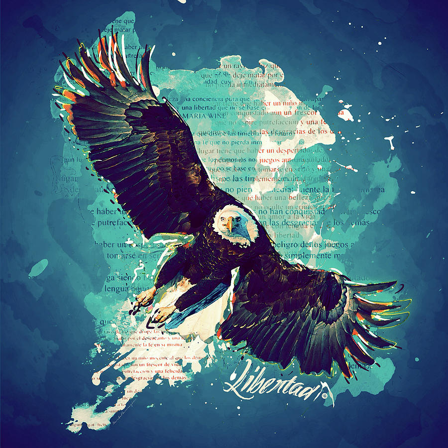 Eagle Digital Art by Mmarta Bc - Fine Art America