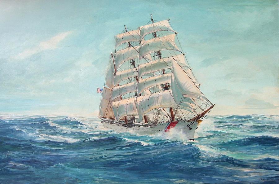 Sailing Eagle Painting by Perrys Fine Art