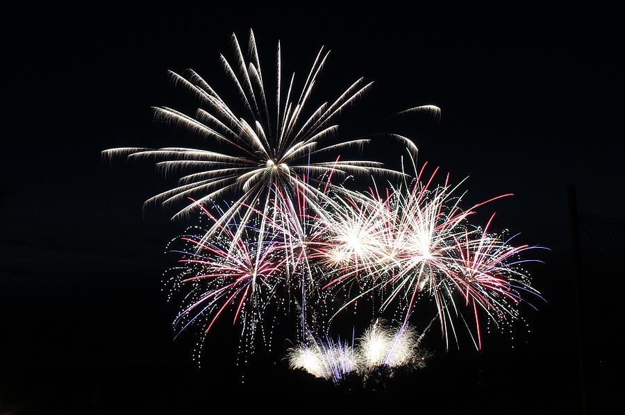 Eagle River Fireworks Photograph by Two Bridges North Fine Art America