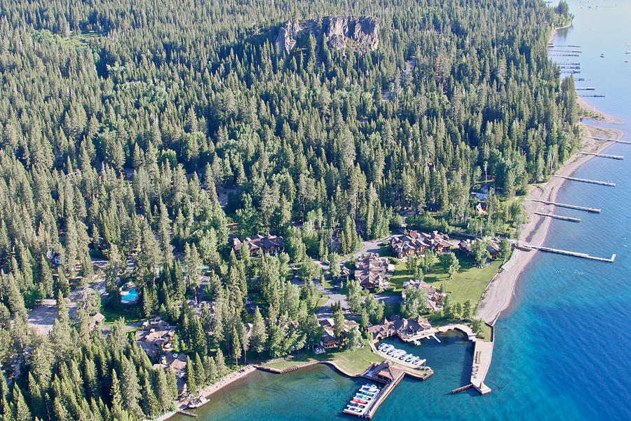 Eagle Rock Lake Tahoe Photograph by Steven Lapkin