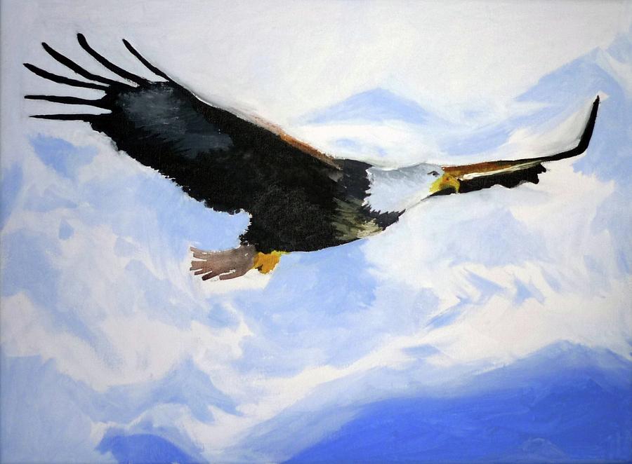 Eagle sensation Painting by Sebastian Ruiz Diaz - Fine Art America