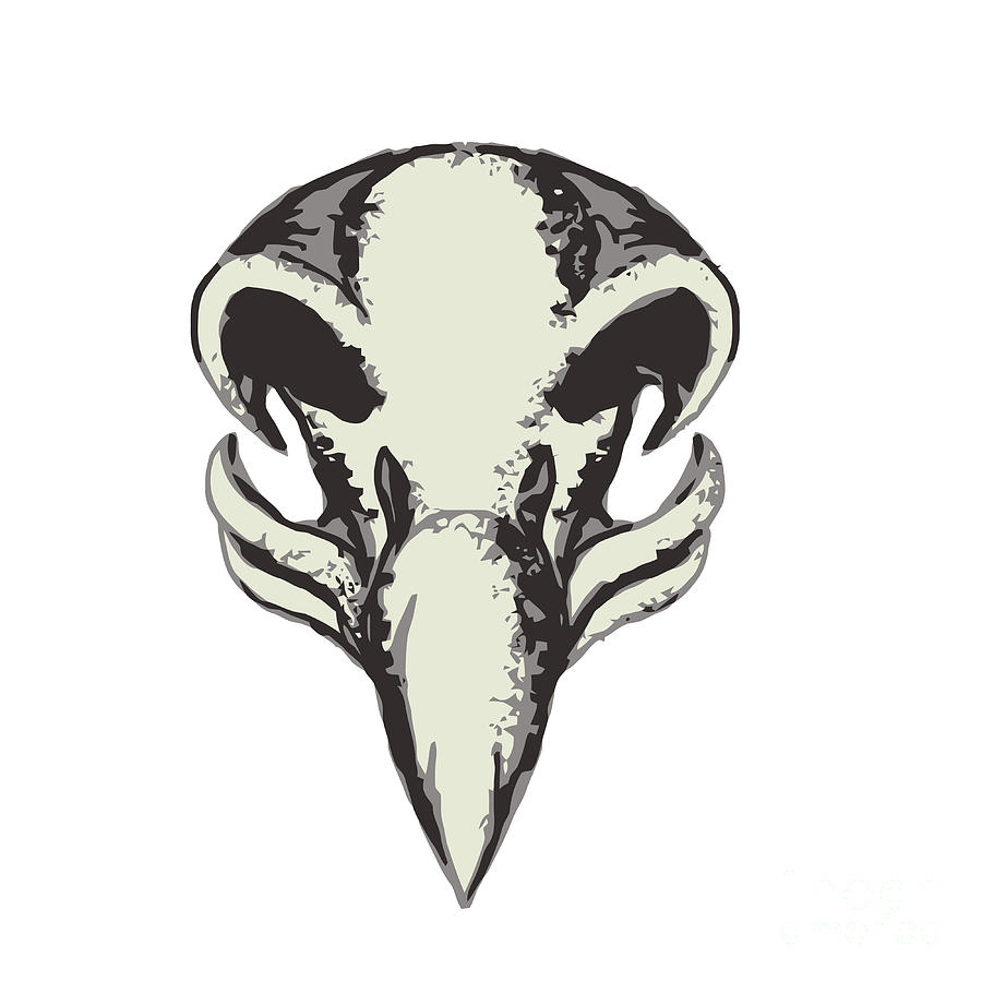 Eagle Skull Retro Digital Art by Aloysius Patrimonio Fine Art America