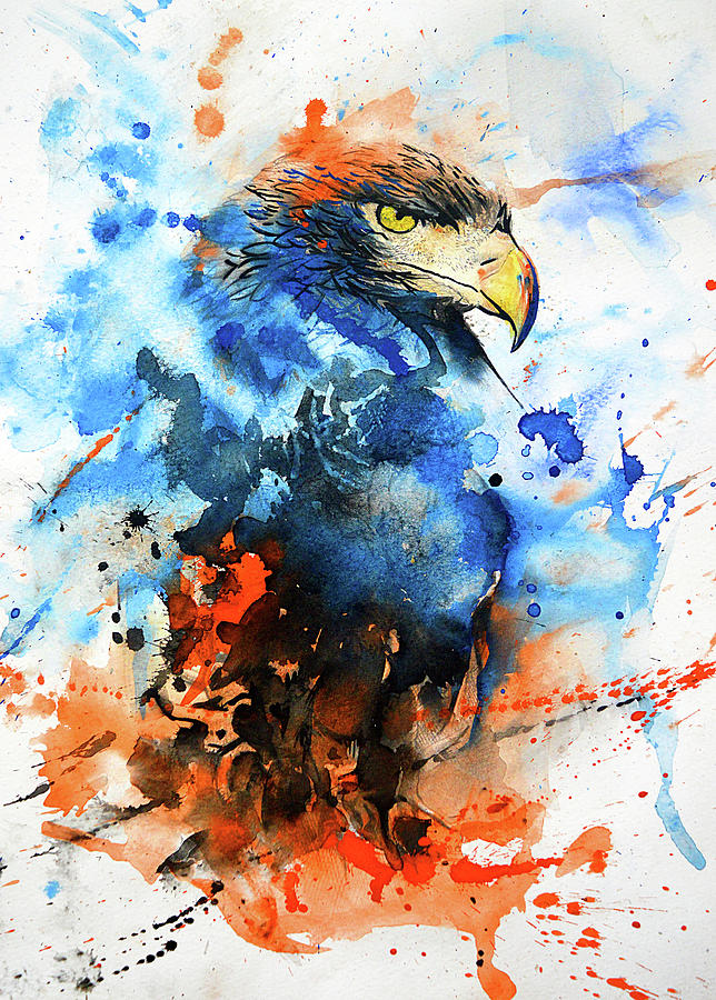 Eagle Painting - Eagle by Atanasov Art