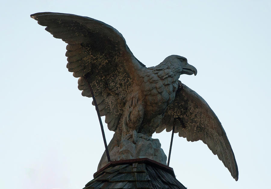 Eagle Statue - St Marys - Ambler Pa Photograph by Bill Cannon