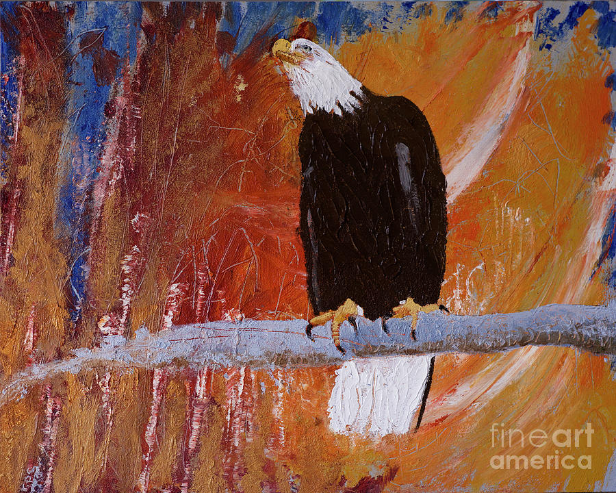 Eagle View Painting by Sandra Silva