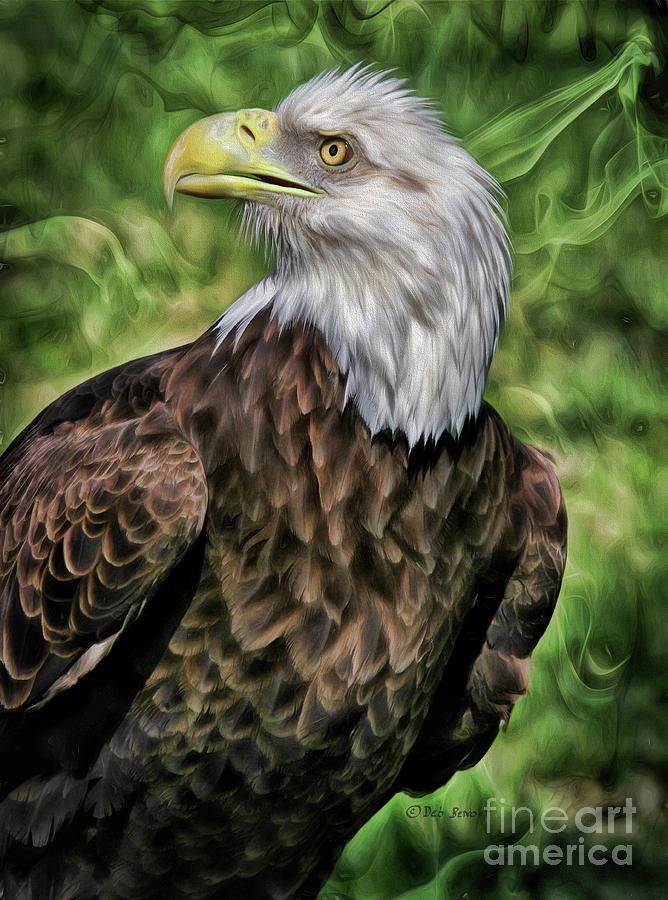 Eagle Vision Painting by Deborah Benoit
