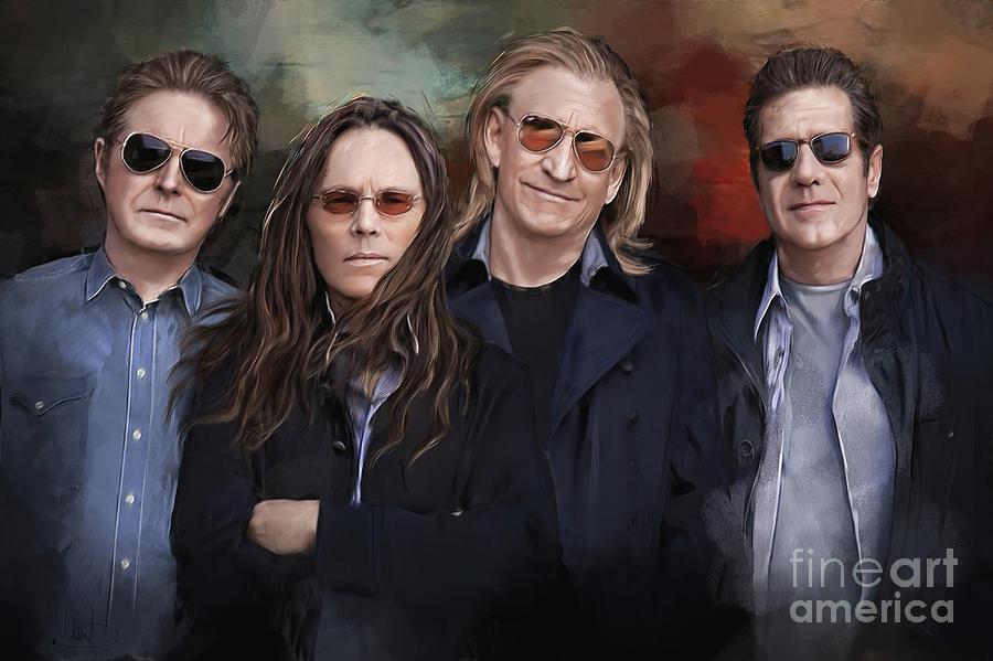 The Eagles Painting - Eagles Band by Melanie D The Eagles Painting - Eagles Band by Melanie D
