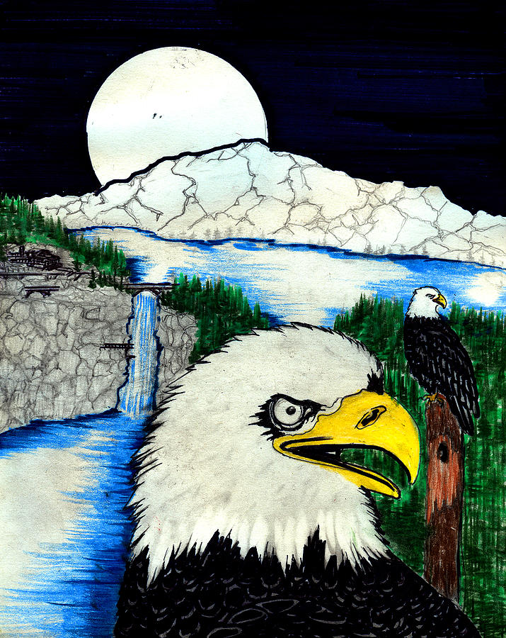 Eagles Lair  Painting by Harry Richards