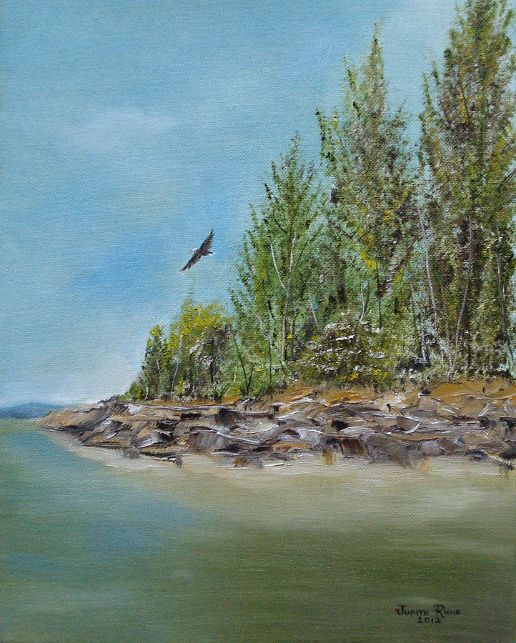 Eagles Mere Painting by Judith Rhue