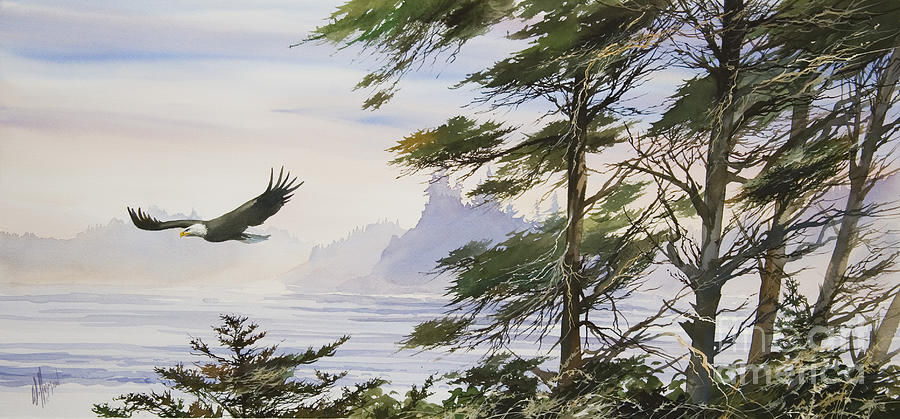 Eagles Shore Painting by James Williamson