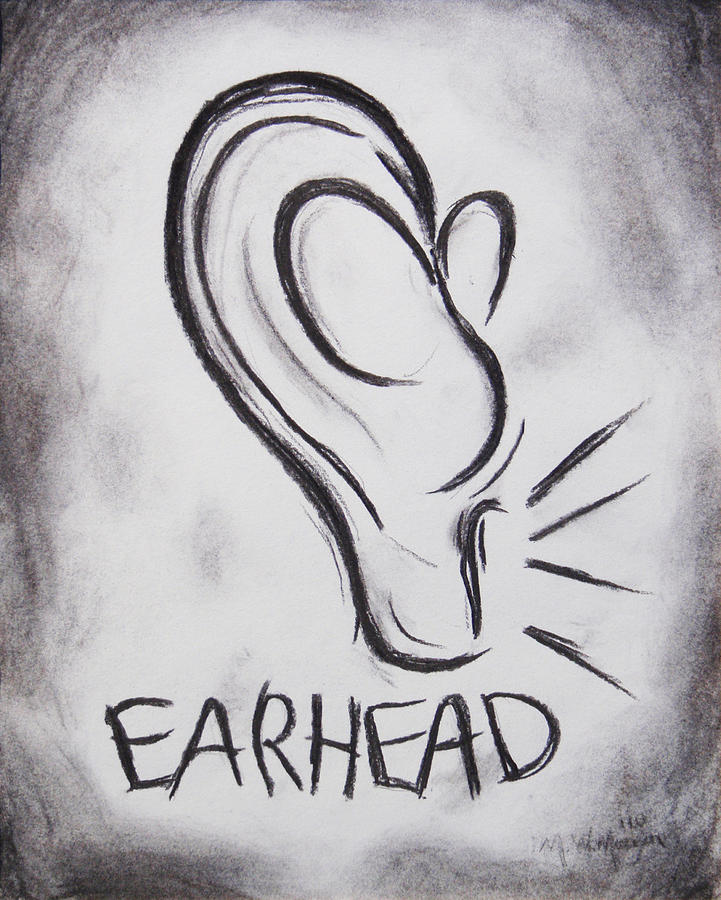 Earhead Drawing by Michael Morgan