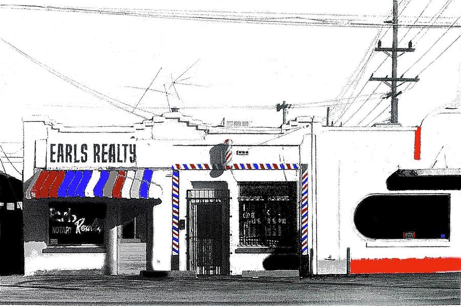 Earls Reality collage South Tucson Arizona 1984-2015 Photograph by David Lee Guss
