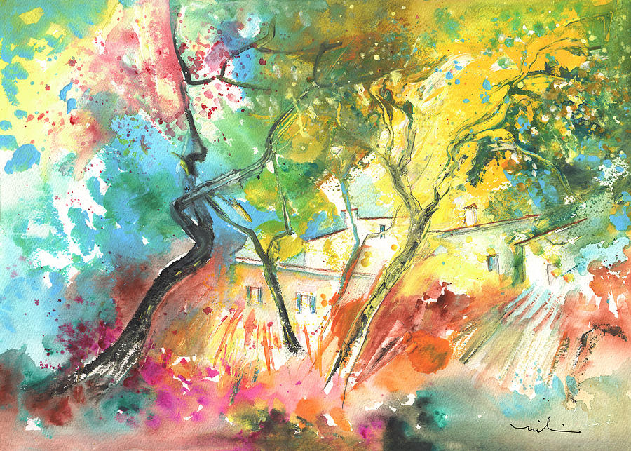 Landscape Painting - Early Afternoon 26 by Miki De Goodaboom