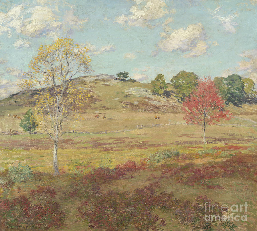 Early Autumn, 1905  Painting by Willard Leroy Metcalf