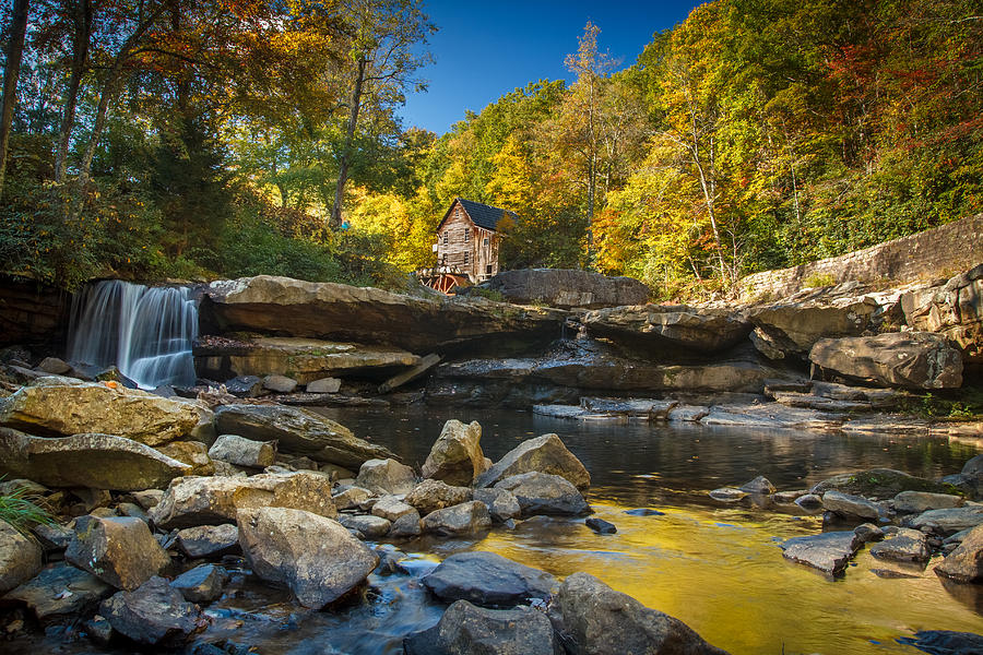 Early Autumn at Glade Creek Grist Mill 2 Photograph by Shane Holsclaw