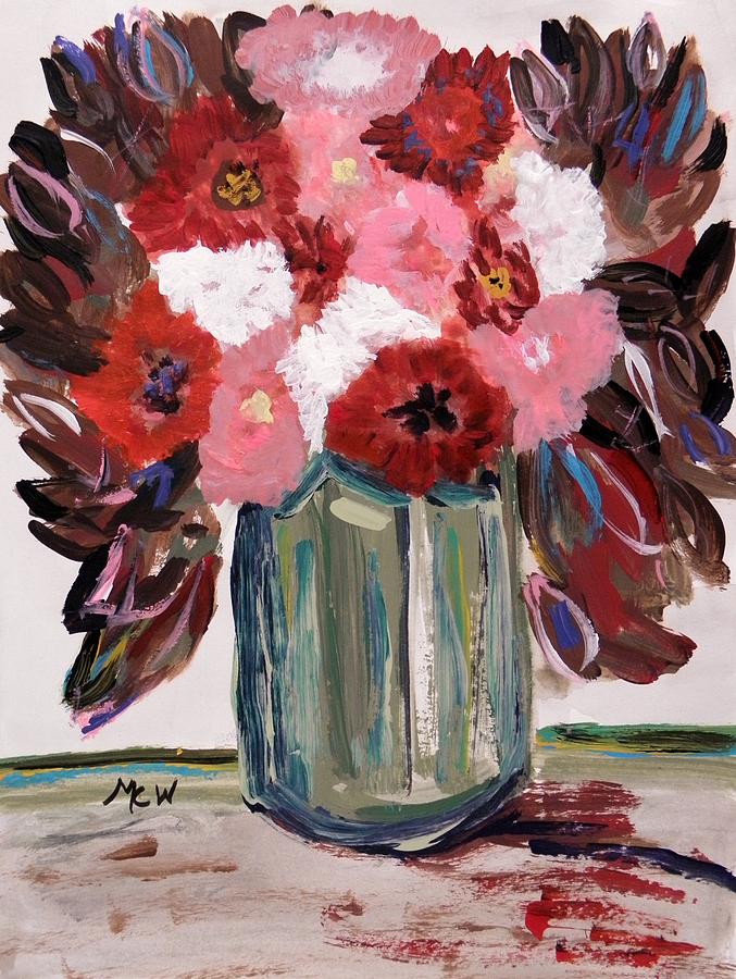 Early Autumn Bouquet Painting by Mary Carol Williams