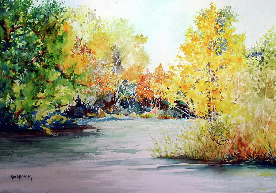 Early Autumn Painting by Ken Marsden