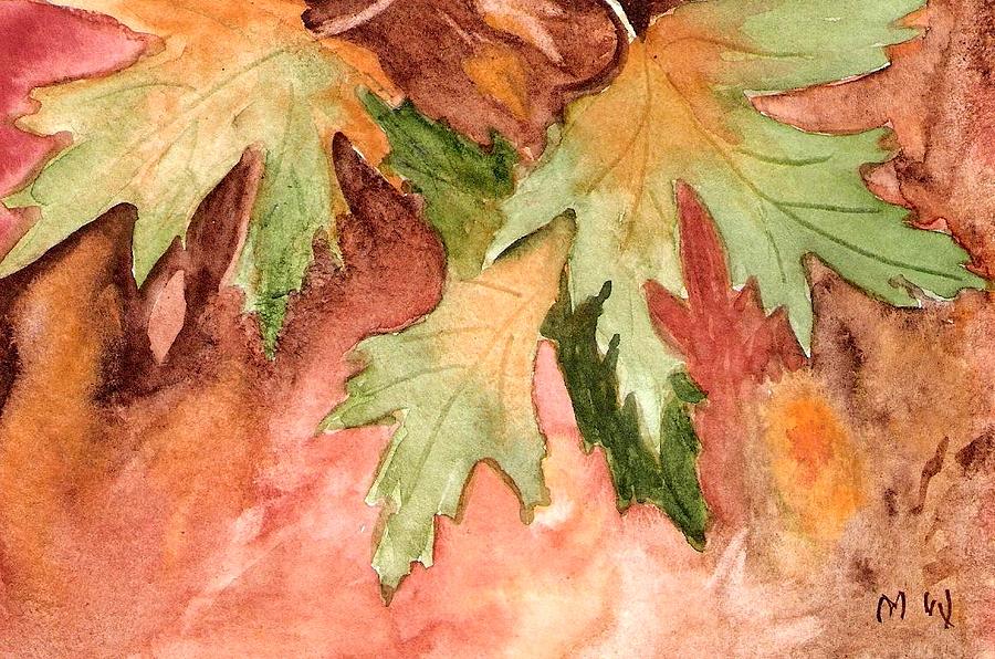 Early Autumn Painting by Marsha Woods