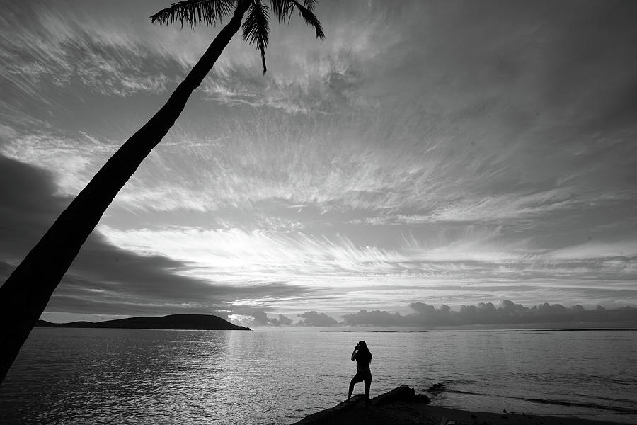 Black And White Photograph - Early Bird Catches Sunrise by Kevin Smith