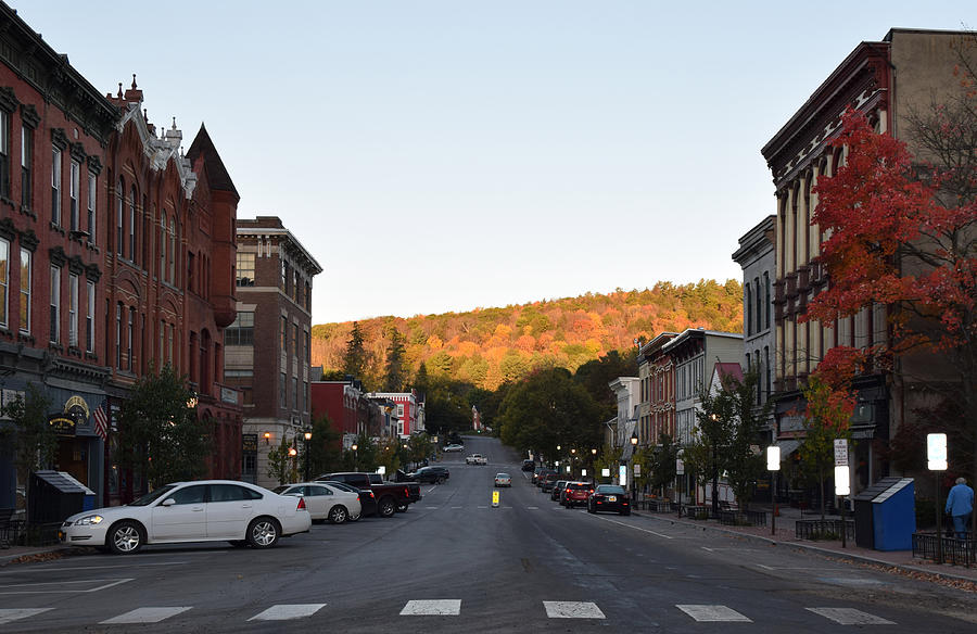 Early Fall Morning Cooperstown Photograph by Deborah A Andreas - Fine ...