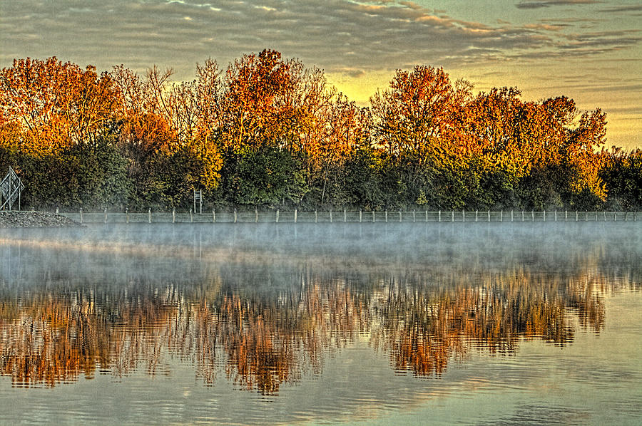 Early Fall Morning On The Fox River Photograph