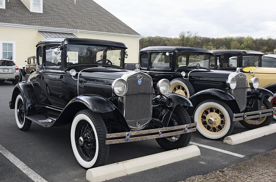 Early Ford Cars Photograph by Paul Ross