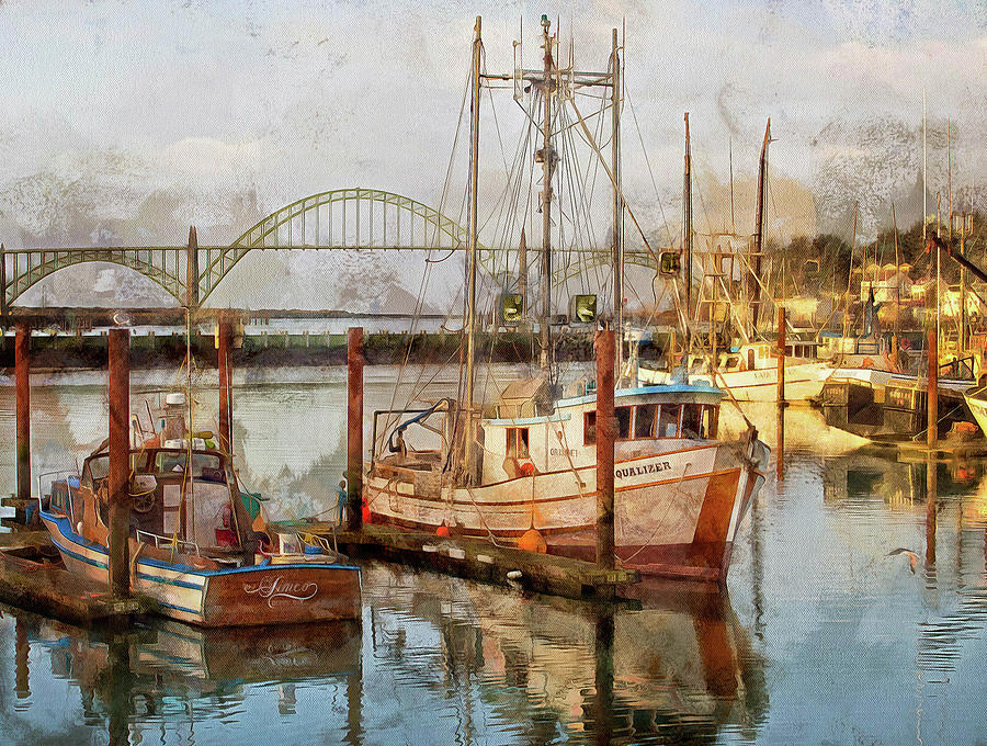 Early Light On Yaquina Bay Photograph by Thom Zehrfeld