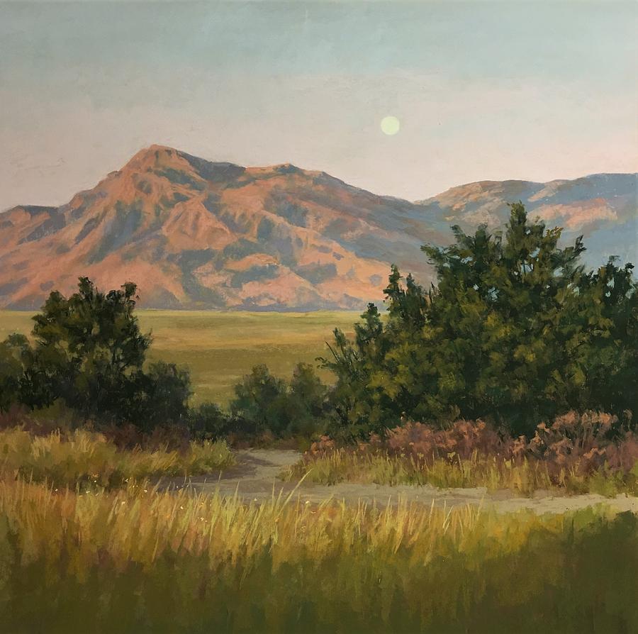 Early Moon Pastel by Candice Ferguson