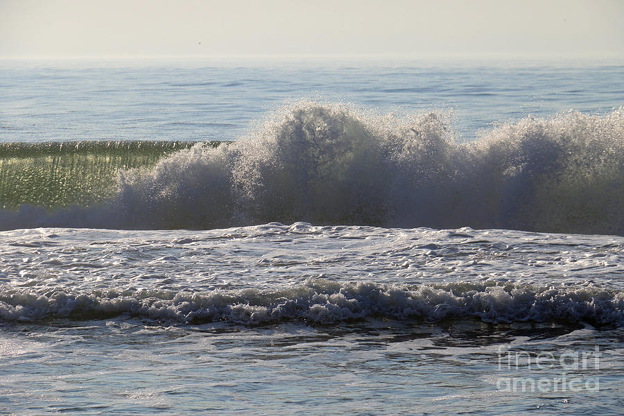 Early Moring Wave Photograph by Mary Haber