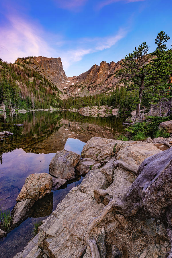 Early Morning At Dream Lake - Rocky Mountain National Park Photograph ...