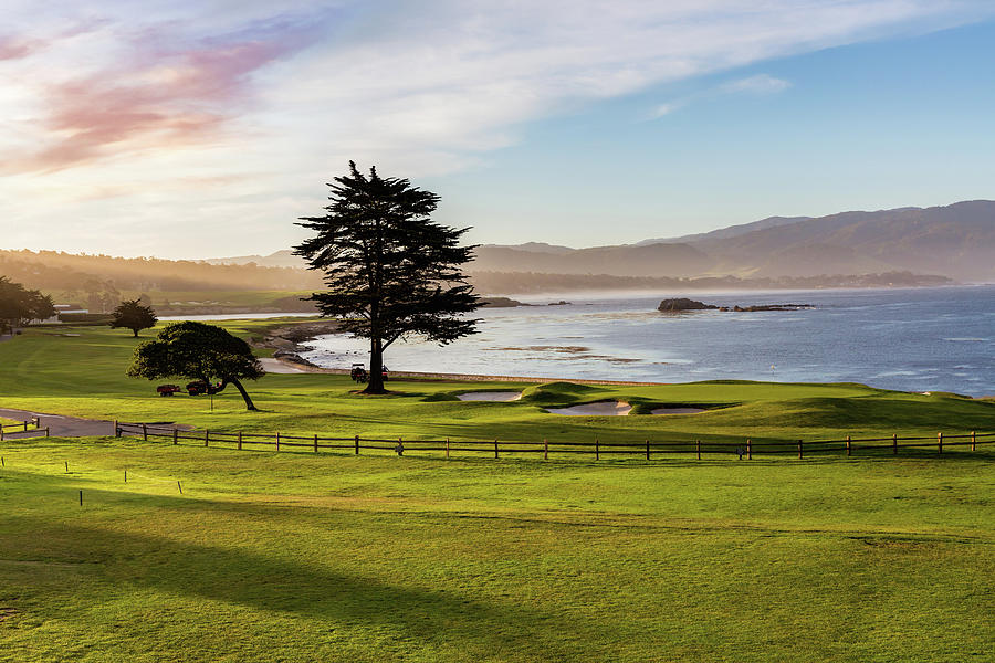 Early Morning at Pebble Beach Photograph by Mike Centioli
